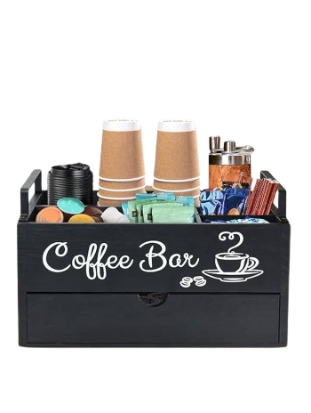 station de rangement pour café, support pour bar à café