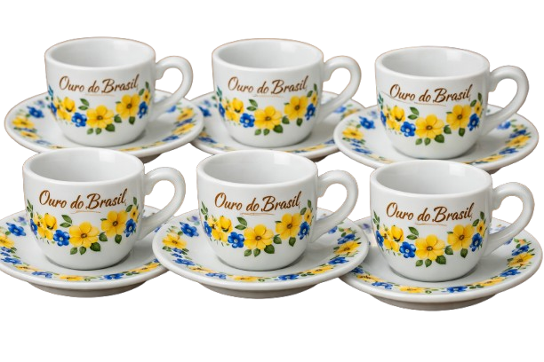 lot de 6 tasses - Ouro Do Brasil