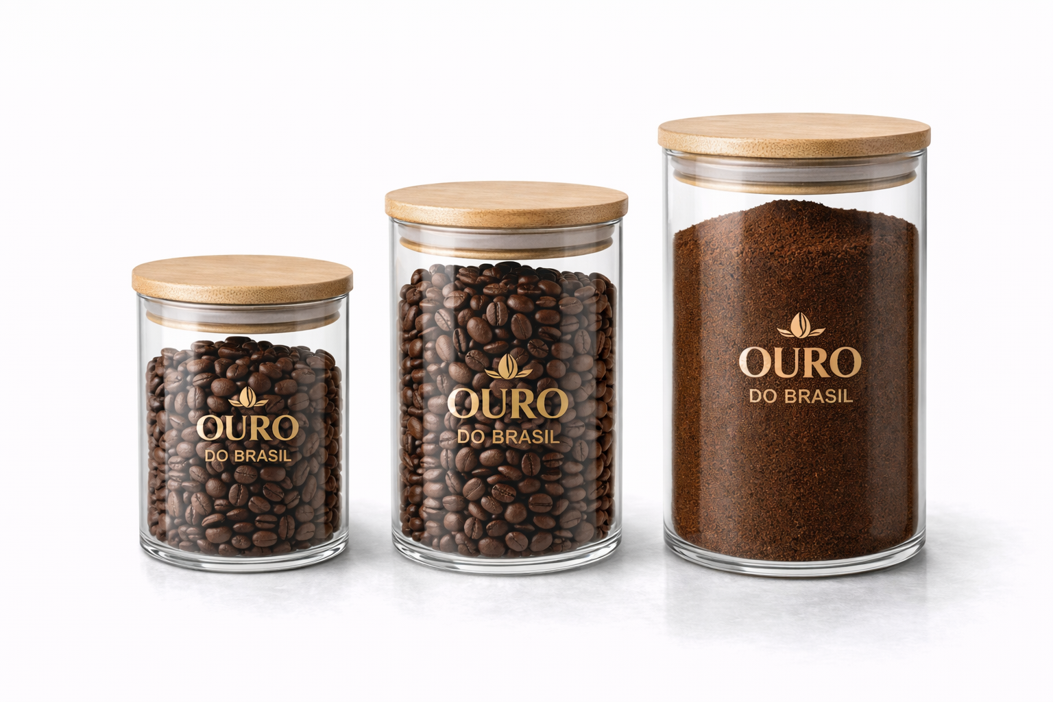Photo d'un lot de 3 boite de conservation pour le café