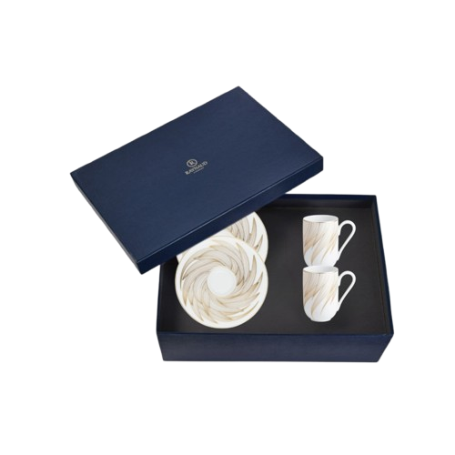 Lot de 5 tasses à café | Porcelaine de Limoges