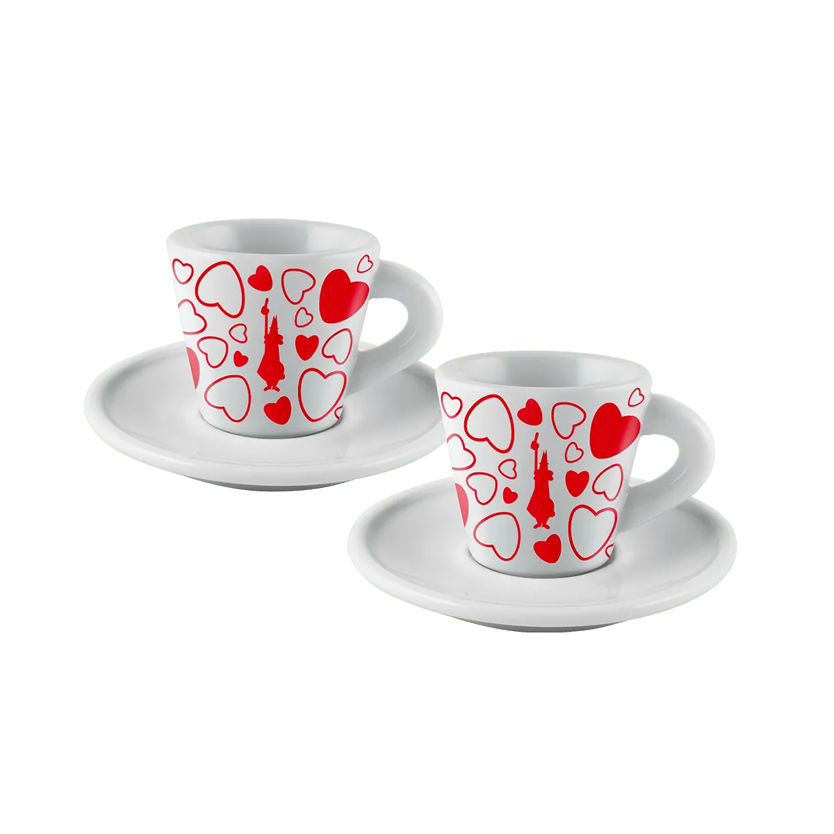 Set 2 tasses espresso - Cœur – Image 2