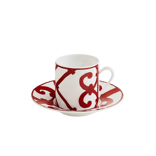 Tasse à café et soucoupe Balcon du Guadalquivir | Hermès France